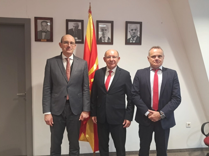 Судијата за врски на Франција за балканскиот регион Сирил Лакомб во посета на Јавното обвинителство