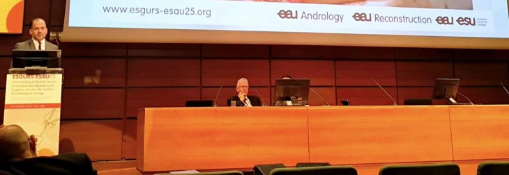 Д-р Огнен Ивановски со престижна награда во Италија за значен придонес во облата на реконструктивната урологија