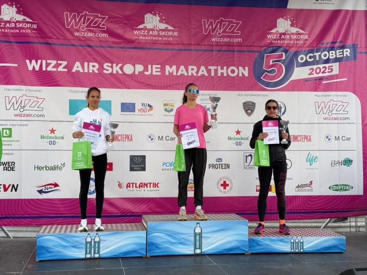 Виз Ер скопски маратон: Имери и Бакрачи најбрзи на полумаратонот