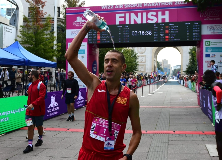 Ivanovski and Jeruto win 2025 WizzAir Skopje Marathon