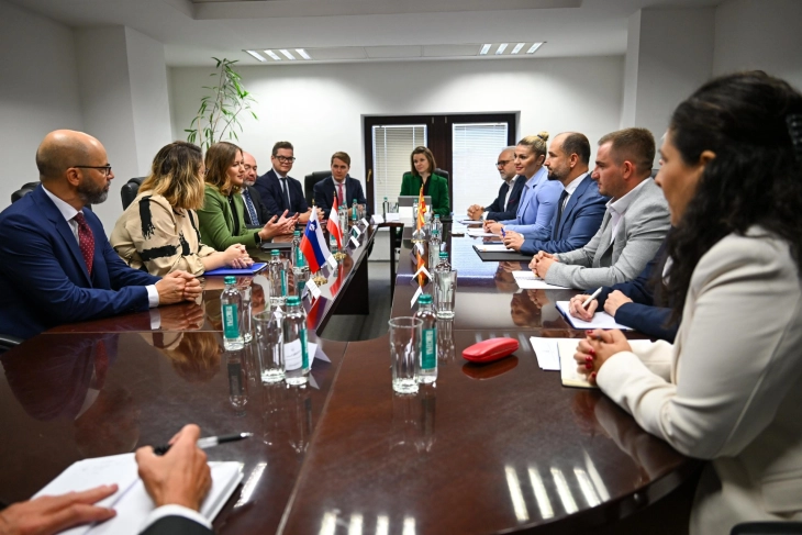 Муртезани домаќин на Плаколм и Грашиќ: Гласна поддршка за нашата европска иднина од Австрија и од Словенија