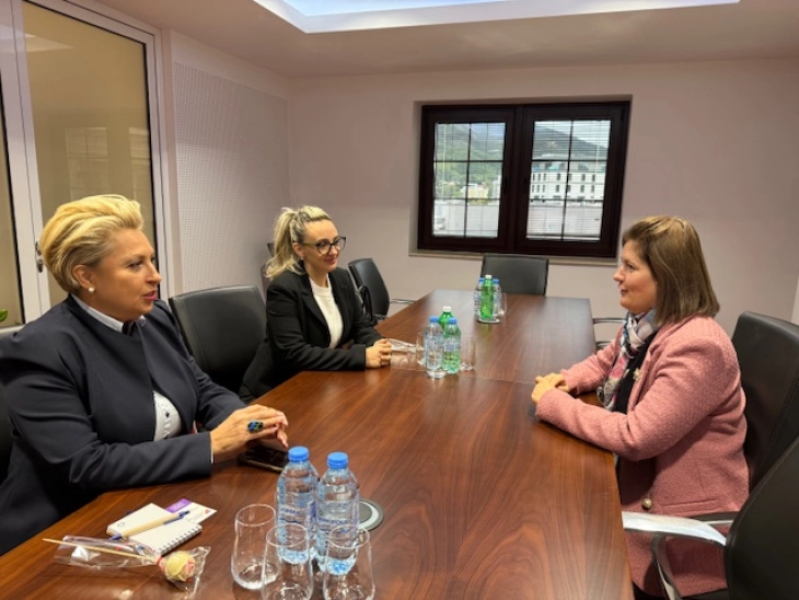 Средба на министерката Божиновска со Ана Дуковска и Валентина Дисоска - за поттикнување поголема застапеност на жените во енергетиката и во бизнис заедницата