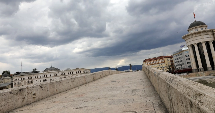 Weather: Overcast with occasional rainfalls