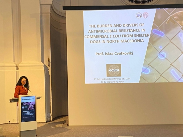 Проф. д-р Цветковиќ од ФВМС стана Дипломат на Европскиот колеџ за ветеринарна микробиологија (ECVM)