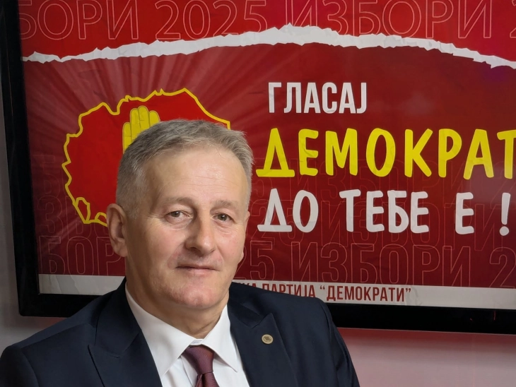Изет Зејнеловиќ, кандидат за градоначалник на Тетово од партијата Демократи: Само со работа, ред и визија можеме да го подигнеме Тетово