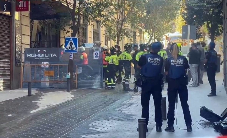Four dead after building collapse in Madrid