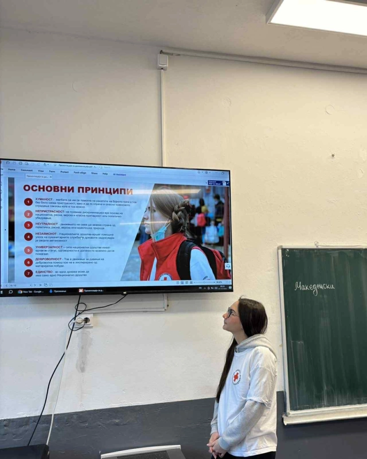 Црвен крст - Кавадарци ја одбележа Неделата на млади 