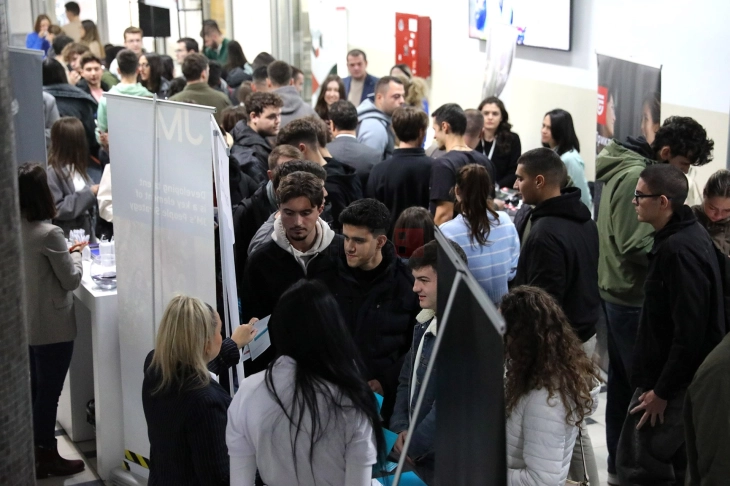 TECHMECH 2025 на Машинскиот факултет во Скопје, компании им нудат пракса и вработување на студентите