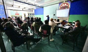 Шабан Салиу ги претстави петте столба од изборната програма за Шуто Оризари