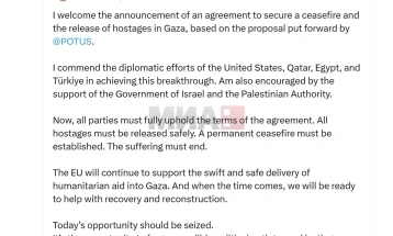 Fon Der Lajen mirëpriti marrëveshjen për Gazën