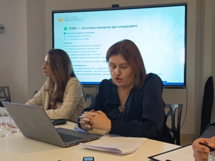 Божиновска: Раскинати 45 концесии во рударскиот сектор, ги заоструваме критериумите и контролите