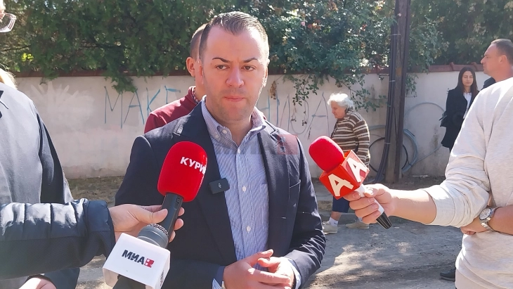 Стефковски: Реконструкцијата на улицата „Палмиро Тољати“- инвестиција вредна 37 милиони денари за подобра патна инфраструктура во Гази Баба