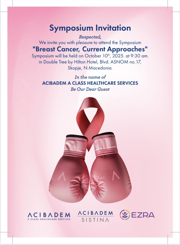 Меѓународен симпозиум „Рак на дојка – Современи пристапи“