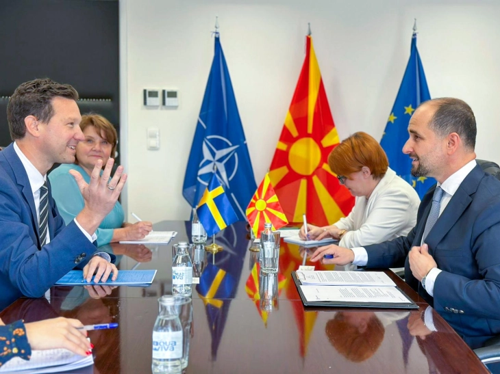 Муртезани - Сулстром: Шведска е една од најдоследните поддржувачи на нашата европската перспектива и пример за долгорочен донаторски ангажман