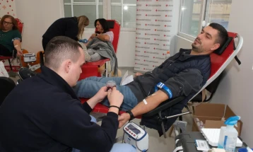 Крводарителска акција во Карпош: Дарувањето крв значи живот