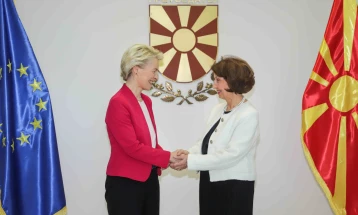 EC President von der Leyen to meet Siljanovska-Davkova, Mickoski, Gashi in Skopje 