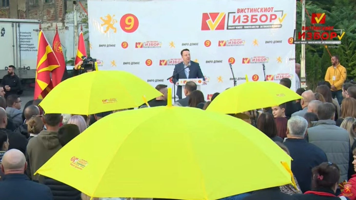 Николоски: На 19-ти да гласаме, од 20-ти да работиме, време е за промена и во Валандово