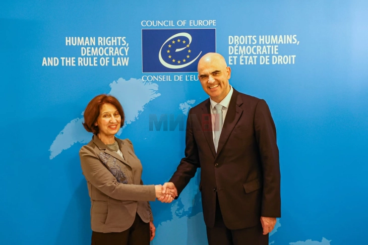 Takim i Siljanovska Davkovës me Alen Berse: Këshilli i Evropës ka legjitimitet për tu angazhuar  në gjetjen e zgjidhjeve për sfidat gjeopolitike bashkëkohore