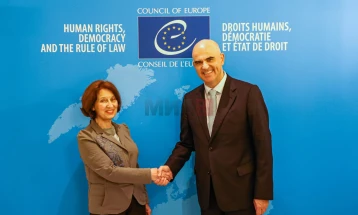 Takim i Siljanovska Davkovës me Alen Berse: Këshilli i Evropës ka legjitimitet për tu angazhuar  në gjetjen e zgjidhjeve për sfidat gjeopolitike bashkëkohore