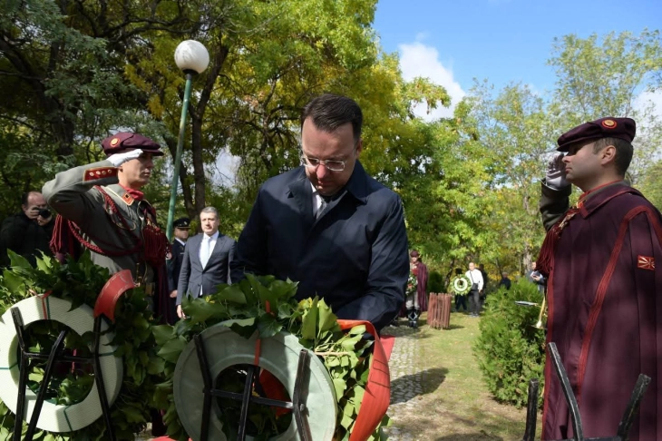 Nikoloski: We must not forget reason for National Uprising, whom it was against, whose ideology