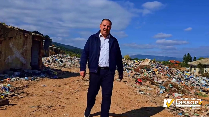 Јовановски: Ќе се реши проблемот со дивата депонија во центарот на Кичево 