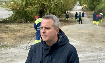 Герасимовски на терен учествуваше во акцијата за чистење на депонијата кај полигонот под Кале