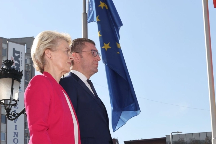 Mickoski: Nga takimi me Fon der Lajen pres riafirmimin e qëndrimit për qëllimin tonë strategjik – anëtarësimin e plotë në Bashkimin Evropian