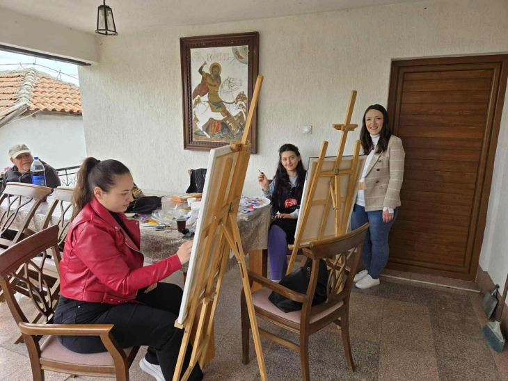 Ликовни уметници твореа во манастирскиот комплекс  во Неготино