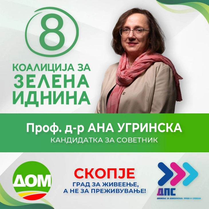 Проф. д-р Ана Угринска од Коалицијата за зелена иднина: Ќе бараме трага на секој литар вода во Скопје