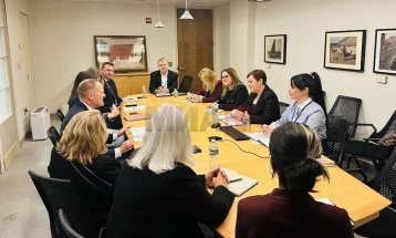 Dimitrieska-Koçoska takohet me përfaqësues të Thesarit të SHBA-së: Thellimi i bashkëpunimit për transparencë dhe efikasitet më të madh në menaxhimin e fondeve publike