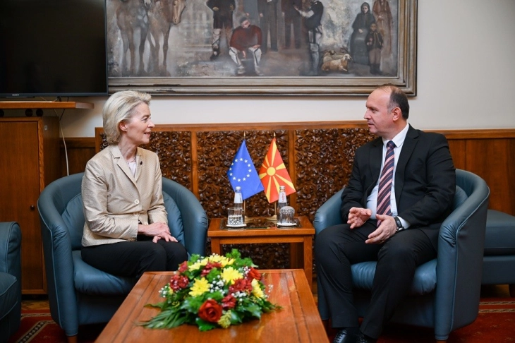 Gashi – von der Leyen: Economic integration with single market before EU integration