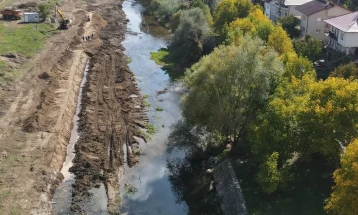 Bregalnica River restoration project under way in Delchevo