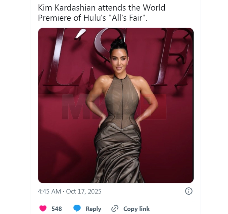 Ким Кардашијан со елегантен моден избор  на претставување на новата ТВ-серија и својата прва главна улога