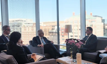 Sllaveski në takime me FMN-në: Masat e Bankës Popullore kontribuojnë për ulje graduale të inflacionit dhe mbajtjen e stabilitetit financiar