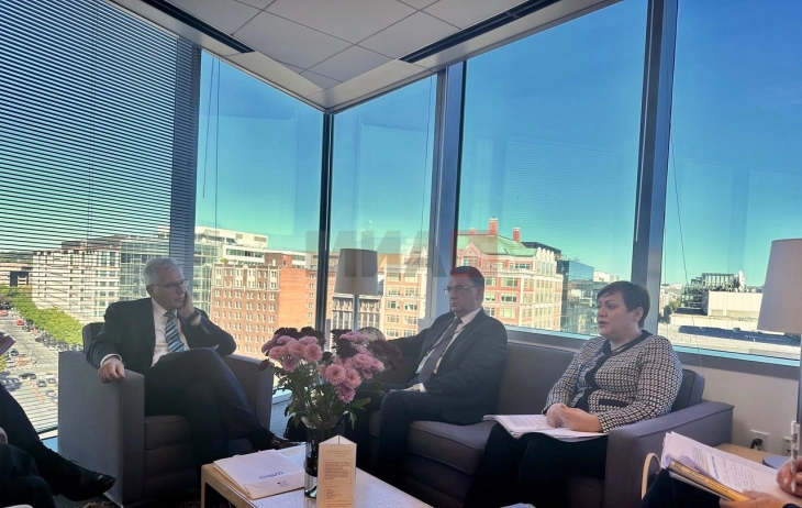 Dimitrieska-Koçoska në takimet e FMN-së: Vazhdimësia në politikat për stabilitet makroekonomik, konsolidim fiskal dhe përmirësim të performancës së ekonomisë së Maedonisë