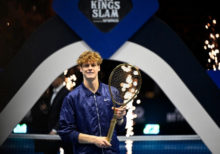 Sinner eases past Alcaraz to win Six Kings Slam