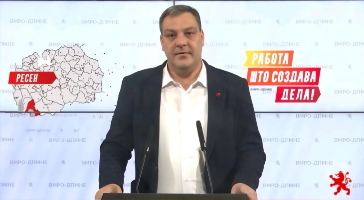 Тозиевски од ВМРО-ДПМНЕ: Благодарам на ресенчани, продолжуваме заедно