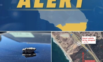 Граната го погоди обезбедувањето на Џеј Ди Венс за време на воена вежба во Калифорнија, нема повредени