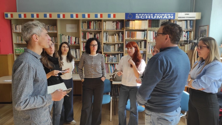 Работилници во Битола со Метју Пулет, театарски експерт од Франција