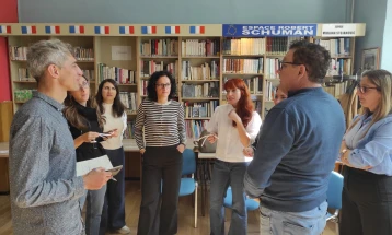 Работилници во Битола со Метју Пулет, театарски експерт од Франција