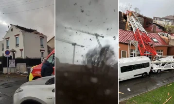 One person dead, nine seriously hurt as tornado hits north of Paris