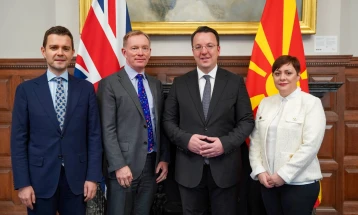 Nikoloski - Bryant: Macedonia and UK enjoy stable economic and political relations, high level of trade cooperation
