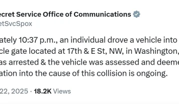 Автомобил удри во капијата на американската тајна служба во Вашингтон