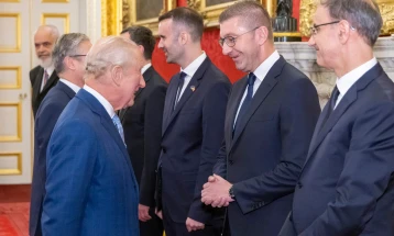 Mickoski: Meeting with King Charles III a recognition, encouragement to continue on path of shared values, trust and partnership