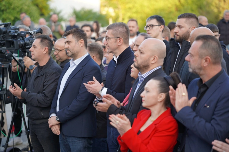 Мицкоски: Да излеземе масовно на 2 ноември и да го заокружиме бројот 9 за развој и напредок