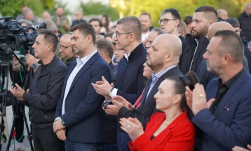 Мицкоски: Да излеземе масовно на 2 ноември и да го заокружиме бројот 9 за развој и напредок