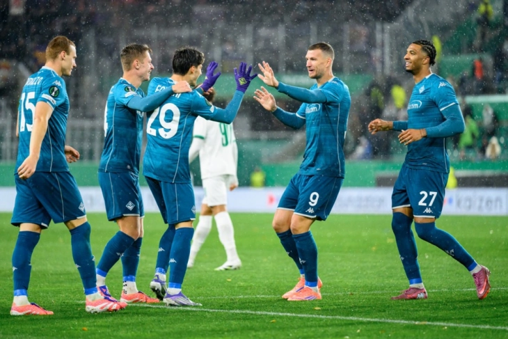 Един Џеко највозрасен стрелец во УЕФА Конференциската лига