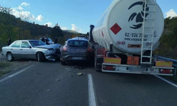 Целосен прекин на сообраќајот на патот Македонска Каменица – Делчево поради сообраќајна несреќа