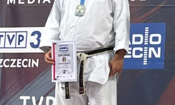 Европско сребро за Недев на местото каде го имаше првиот меѓународен настап