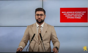 Манасиевски: ВМРО-ДПМНЕ во вториот круг влегува како апсолутен фаворит, очекуваме огромна победа